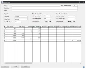 Fatigue Ruleset – NVHR Solo